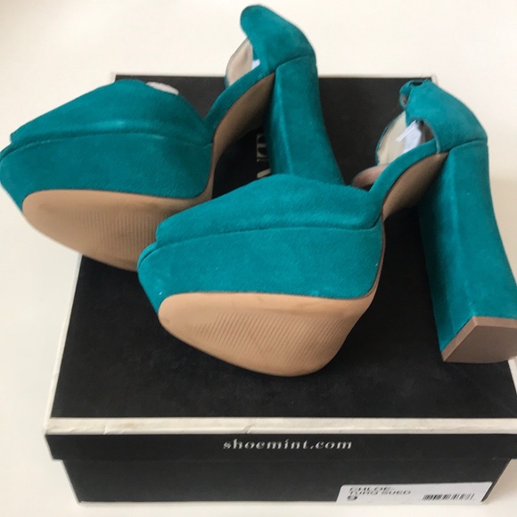 Shoemint Chloe Platform Heels Size 9 New With Box - Picture 5 of 5